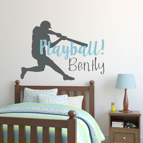 Play Ball Personalized Kids Wall Decal