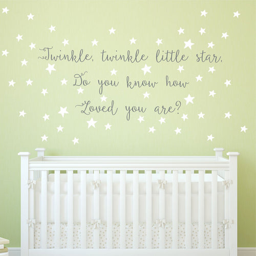 Twinkle Twinkle Kids Wall Decal