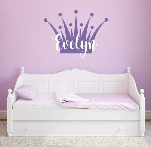 Our Little Prince Crown Kids Wall Decal