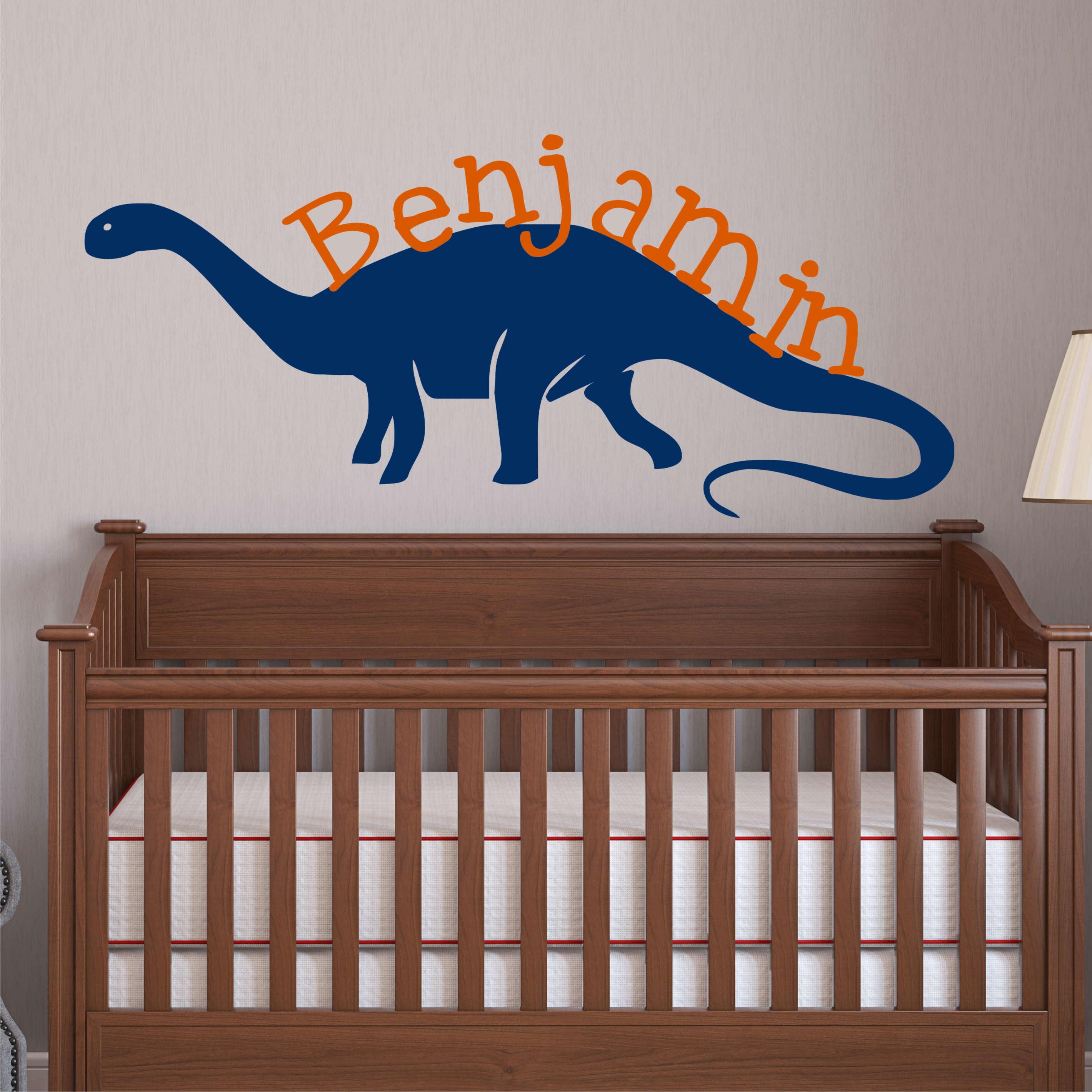 Dinosaur Brontosaurus Name Kids Wall Decal