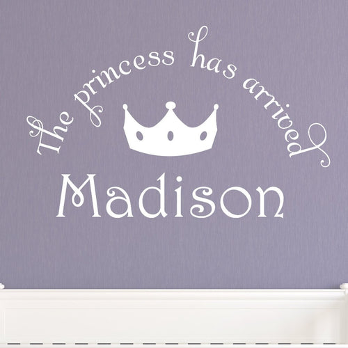 Princess Welcome Kids Wall Decal