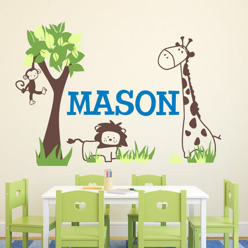 Jungle Out There Kids Wall Decal