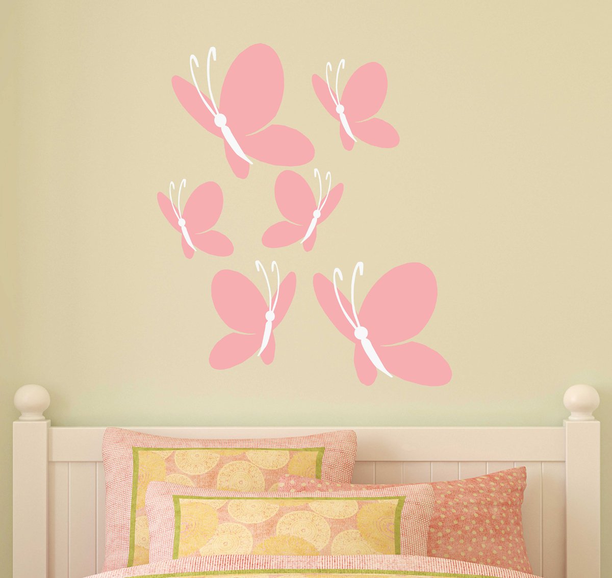 Butterflies Bunch Kids Name Wall Decals