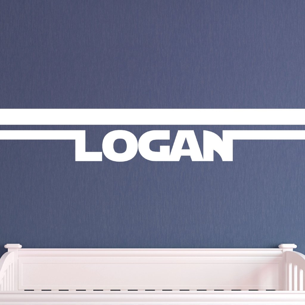 Star Wars inspired Jedi Stripe Kids Wall Decal