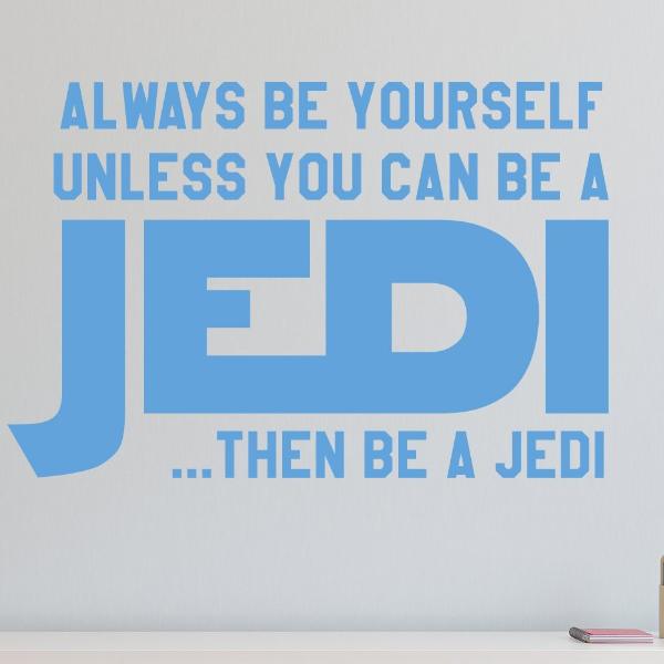 Be a Jedi Star Wars Inspired Kids Wall Decal