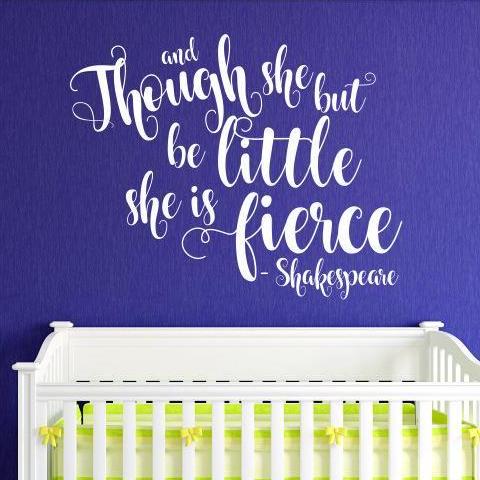 She is Fierce Kids Wall Decal