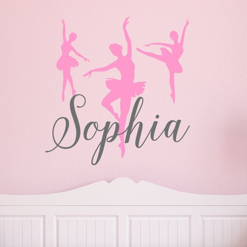 Personalized Dance Kids Wall Decal