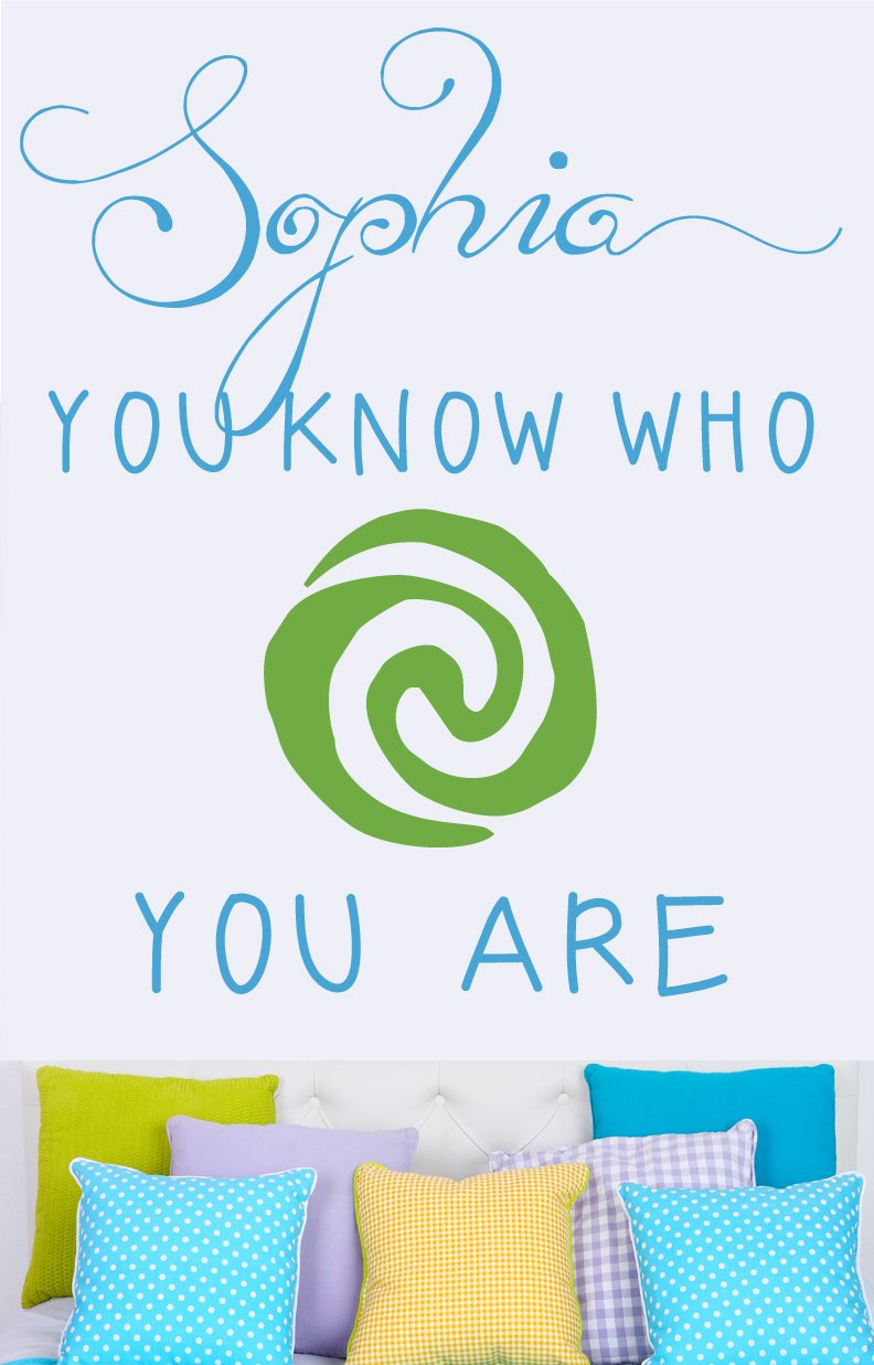 Moana Who You Are Kids Wall Decal