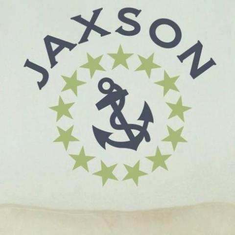 Stars and Anchors Personalized Name Wall Decal