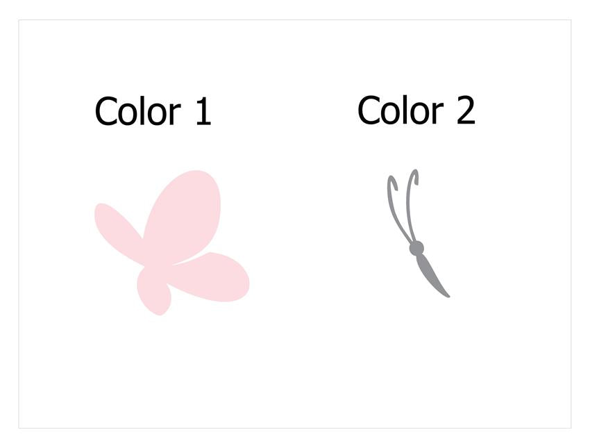 Butterflies Bunch Kids Name Wall Decals