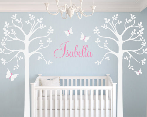 Twin Tree Grove Child Kids Wall Decal