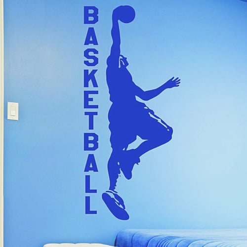 Basketball Dunking Player Wall Decal