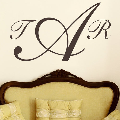 Regal Personalized Monogram Wall Decal