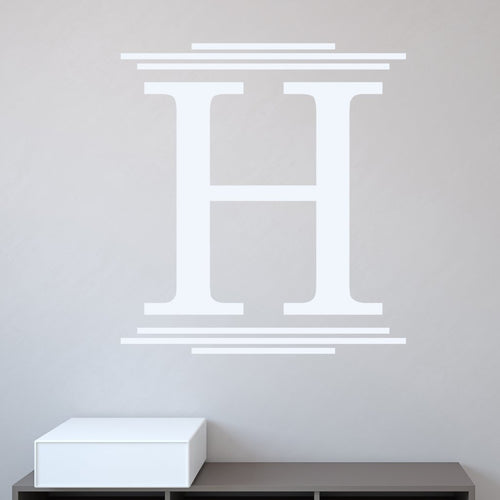 Majestic Personalized Monogram Wall Decal
