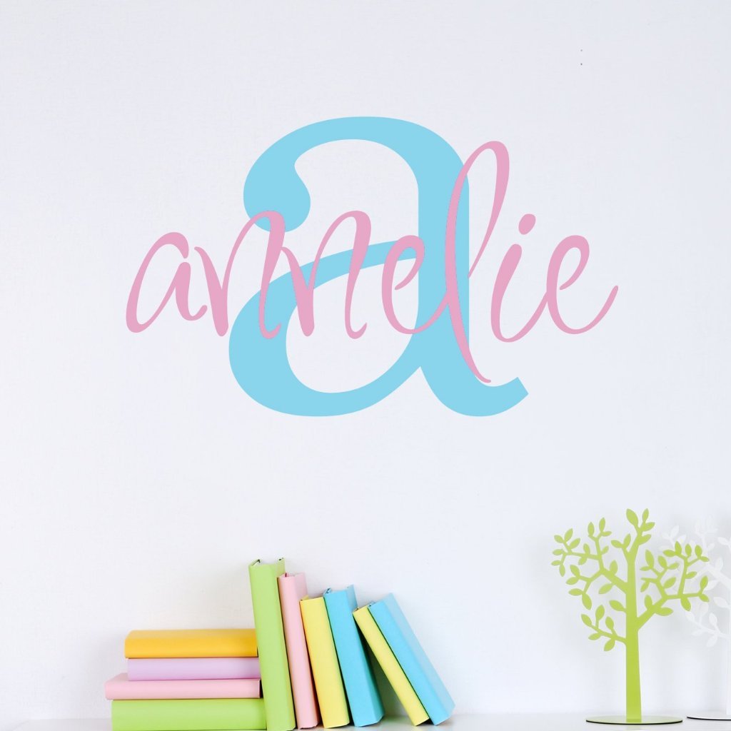 Annelie's Monogram Personalized Wall Decal