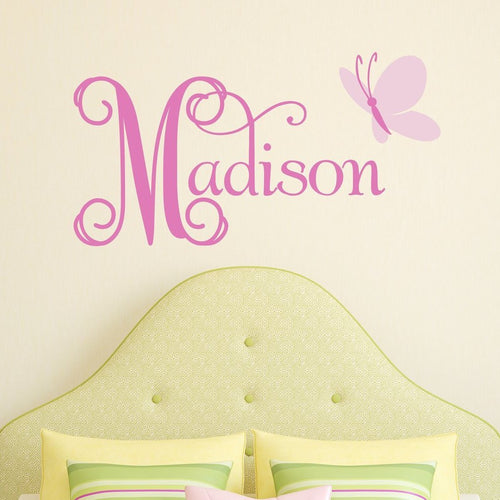 Butterfly Dreams Personalized Wall Decal